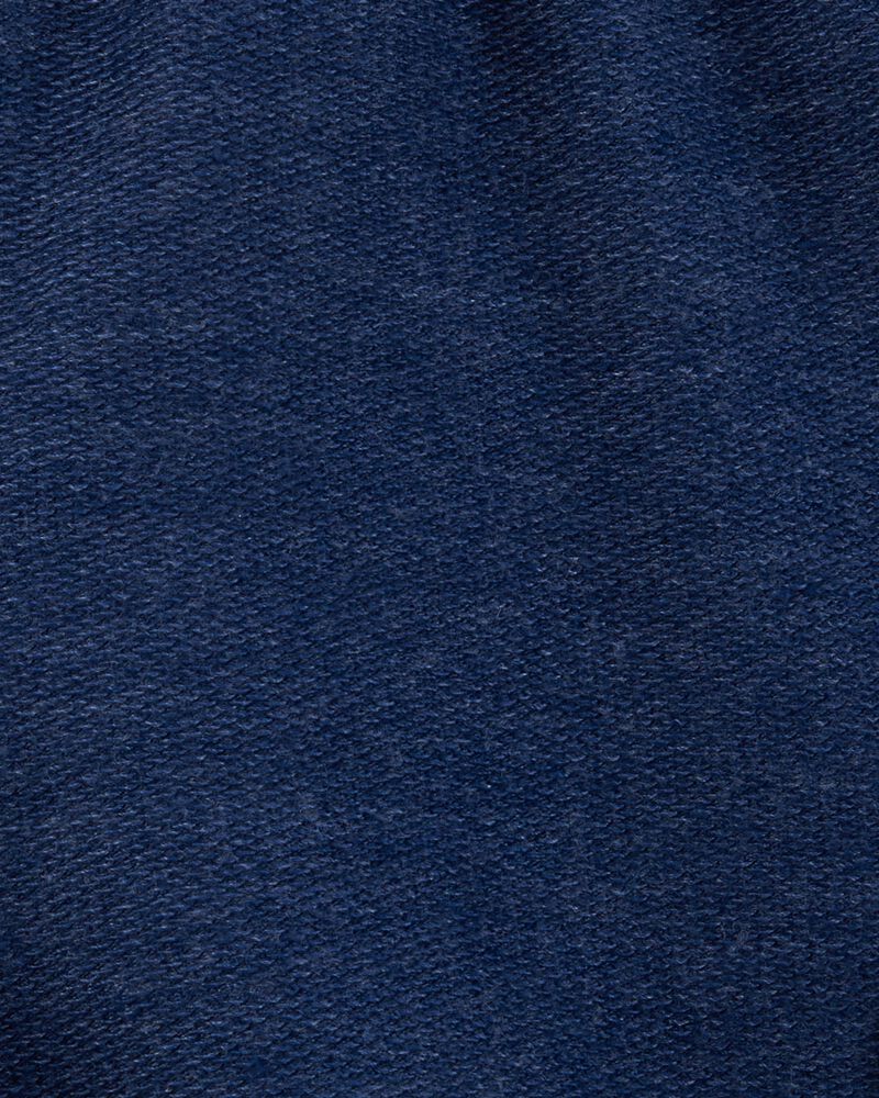 Toddler Cotton Shorts - Navy, image 4 of 5 slides