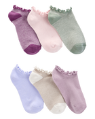 Enfant 6 paires de chaussettes ultra basses, image 1 sur 2 diapositives