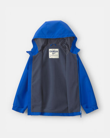Boys Midweight  Fleece Lined Jacket- Blue , 