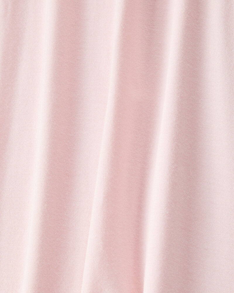 Baby Girl Solid 2-Way Zip PurelySoft Sleeper Pyjamas - Light Pink, image 2 of 6 slides
