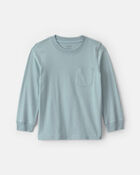 Toddler Boy Long-Sleeve T-Shirt - Blue, image 1 of 3 slides
