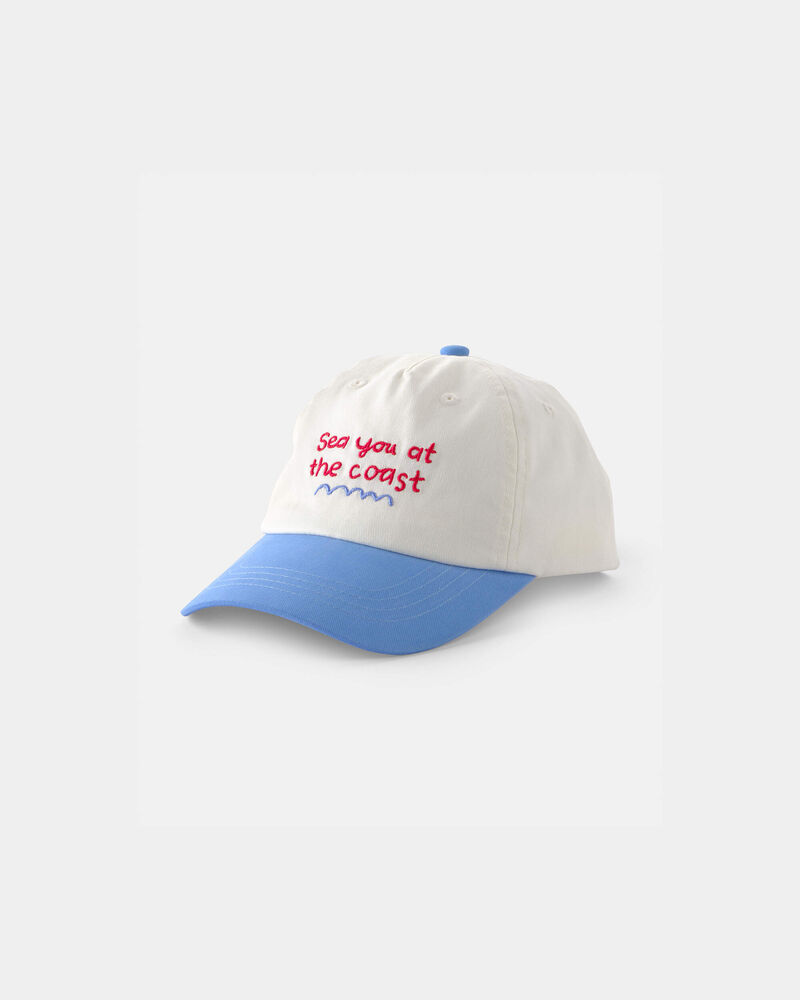 Gar&ccedil;ons - Casquette de baseball - Blanc/Bleu, image 1 sur 1 diapositives