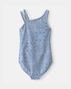 Filles - Maillot de bain 1 pi&egrave;ce bandana pour fille - Bleu, image 5 sur 6 diapositives
