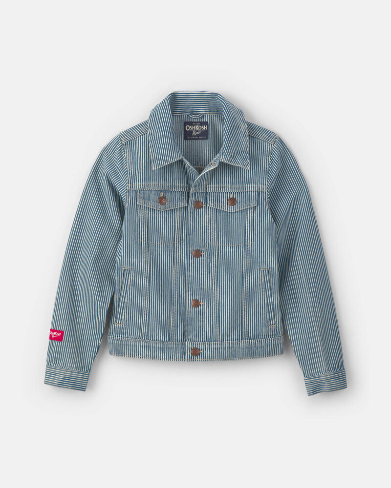 Kids Hickory Denim Jacket - Light Wash, image 1 of 3 slides