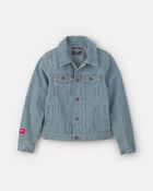 Kids Hickory Denim Jacket - Light Wash, image 1 of 3 slides