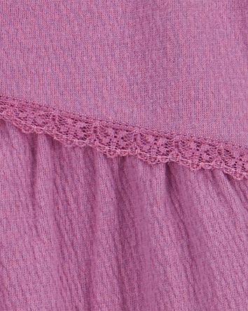Baby Crinkle Jersey Lace Top, 