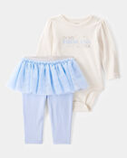 Baby Princess Era Bodysuit & Tutu Pant Set, image 1 of 4 slides
