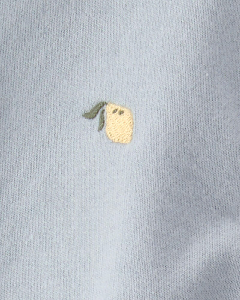 Baby Girl 3-Piece Sleeveless Top & Short Set - Blue, image 4 of 6 slides