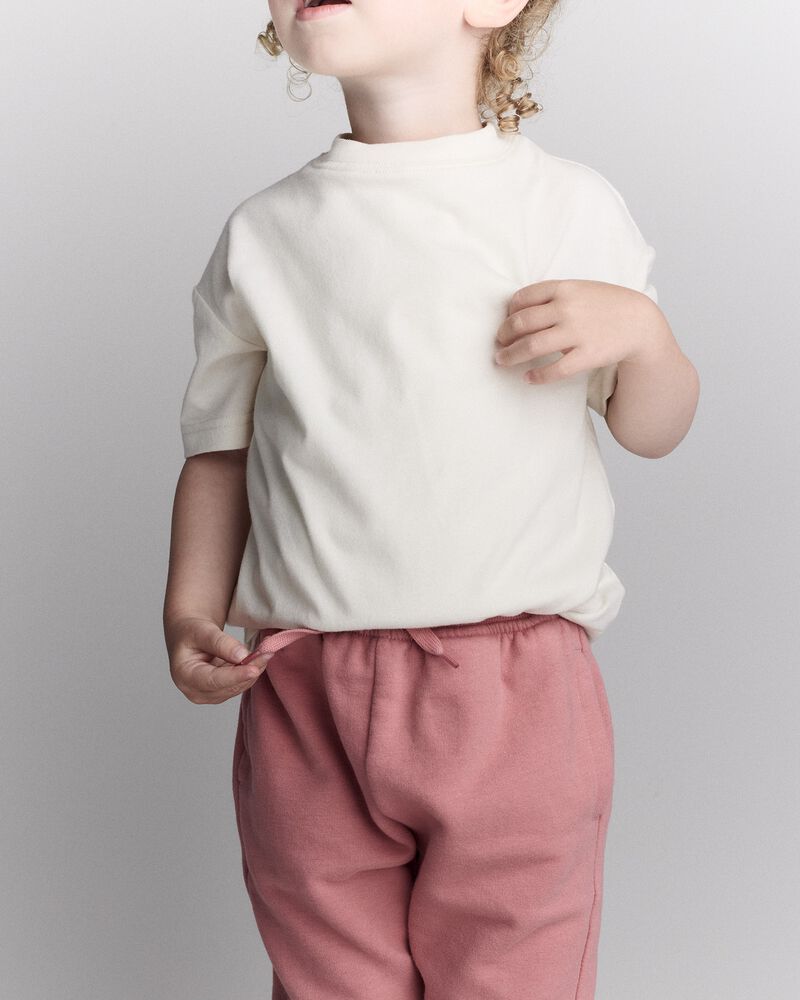 Tout-petit - T-shirt d&eacute;contract&eacute; &agrave; manches courtes et imprim&eacute; - Cr&egrave;me, image 5 sur 6 diapositives