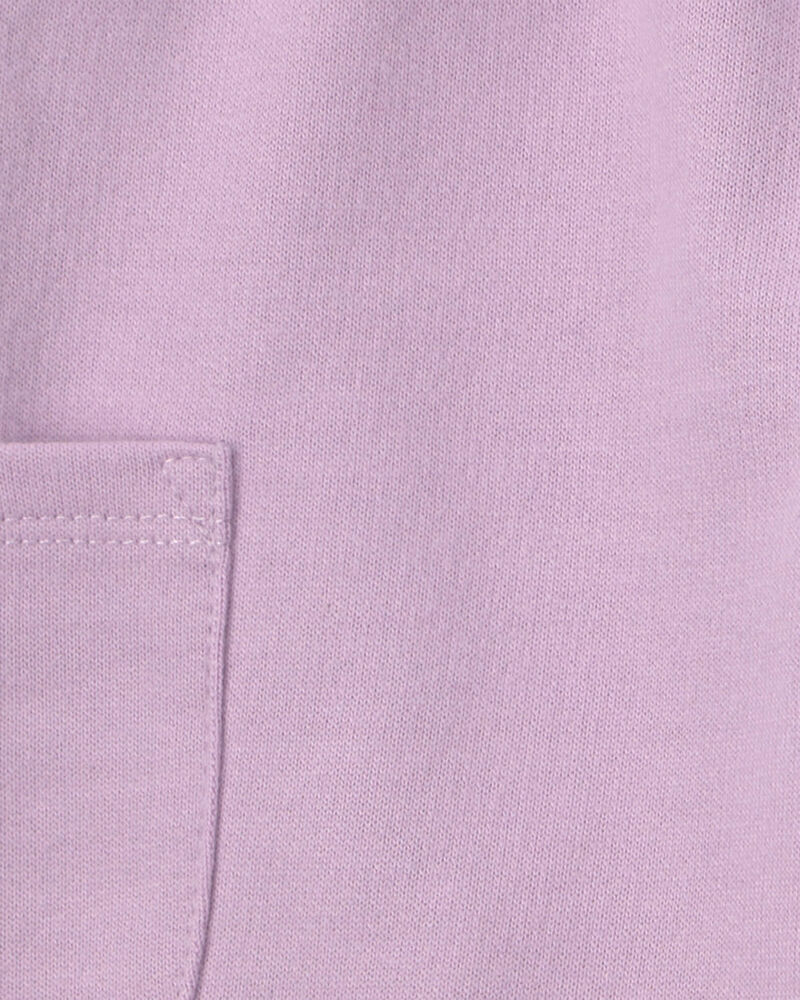 Baby Girl 2-Piece Heart Long-Sleeve Bodysuit & Pant Set - Purple/Cream, image 6 of 7 slides