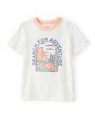 Toddler Adventure Short-Sleeve Graphic Tee - Cream, image 1 of 3 slides