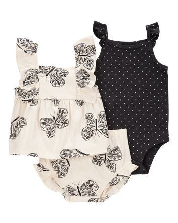 Baby 3-Piece Little Diaper Cover Set, 