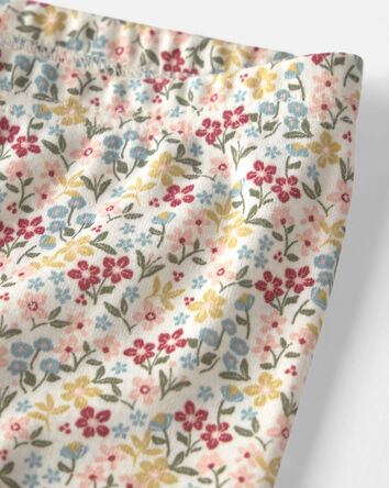 Toddler Girl 2-Piece Organic Cotton Pajamas in Floral, 