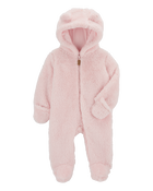 Baby Hooded Sherpa Jumpsuit, image 2 of 4 slides