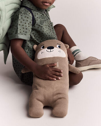 Toddler Otter Plush - Mocha Brown, 