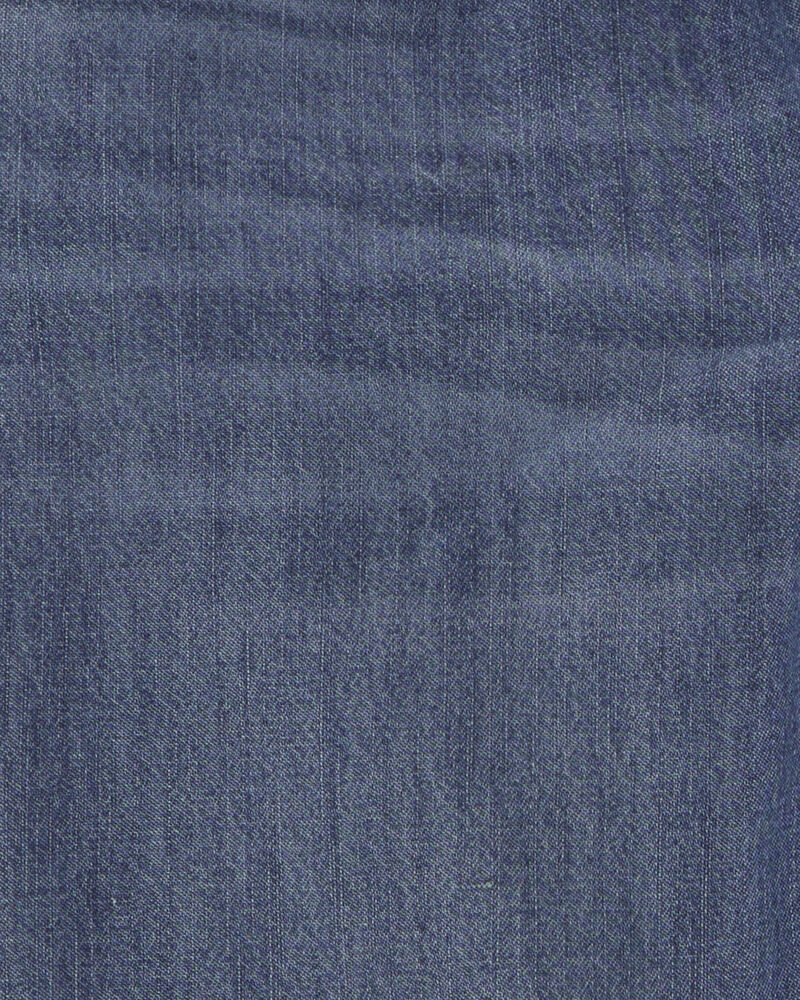 Boys Denim Pull-On Jeans - Medium Wash, image 4 of 5 slides