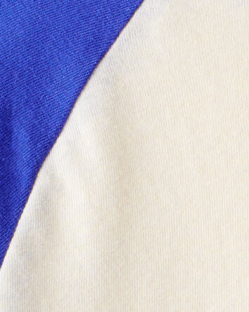 Garçons - T-shirt raglan à manches longues - Bleu, 