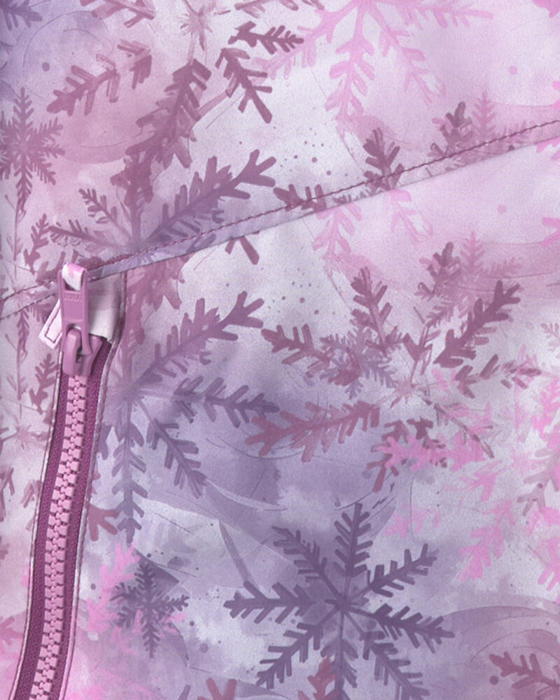 Girls  2 Piece Snowflake Snowsuit- Purple, image 6 of 13 slides