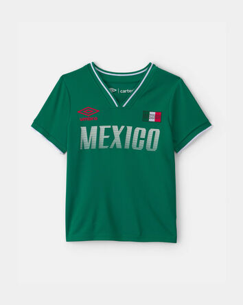 Toddler 2-Piece Umbro Mexico Soccer Jersey & Short Set - Green/White/Red, 