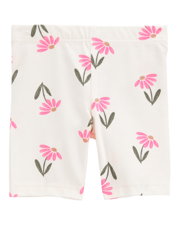 Toddler Floral Bike Shorts, 