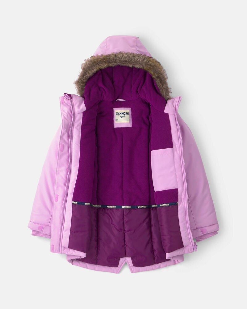 Filles - Manteau d&rsquo;hiver - Lilas, image 2 sur 7 diapositives