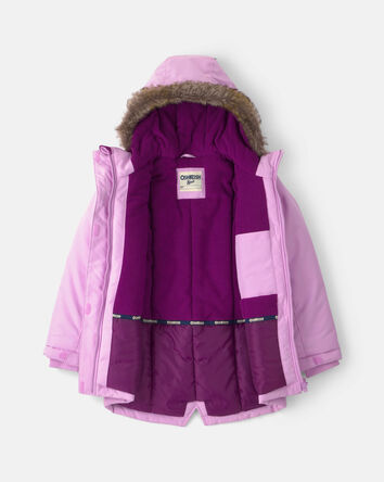 Girls Winter Parka- Lilac, 