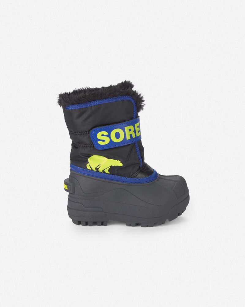 Gar&ccedil;ons - Bottes d'hiver Snow Commander&trade; SOREL - Noir, image 3 sur 3 diapositives
