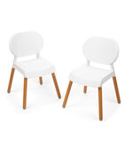 Kids Chairs - Set of 2 - White, image 2 of 3 slides