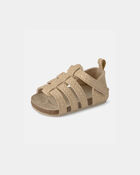 Baby Girl Strappy Sandals - Brown, image 6 of 6 slides