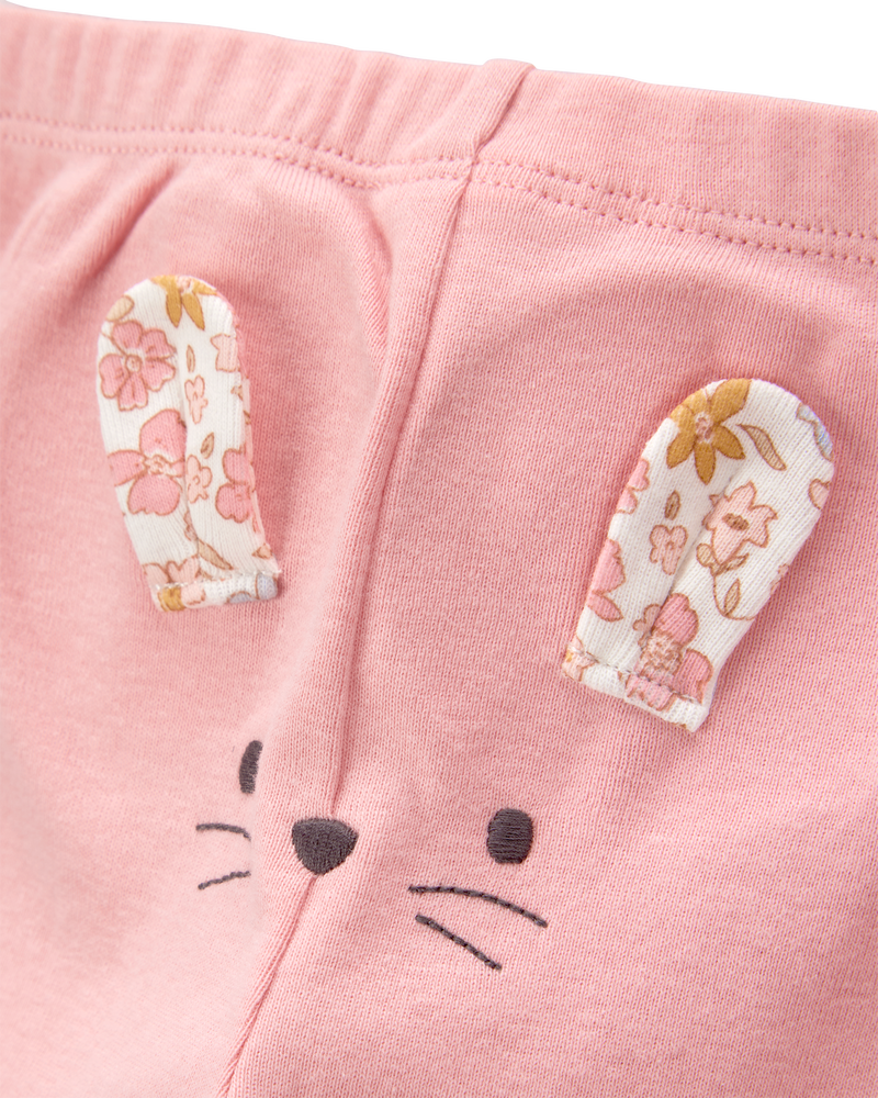 Baby Girl 3-Piece Floral Mouse Little Character Set, image 2 of 6 slides
