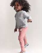 Toddler Hold My Juicebox Long-Sleeve Relaxed Graphic Tee - Light Blue, image 4 of 6 slides