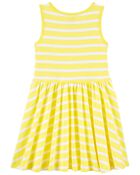 Striped Jersey Dress, image 2 of 3 slides