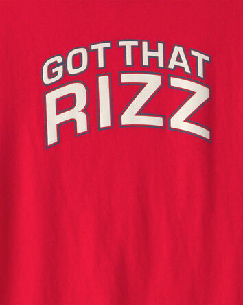 Boys 'Got That Rizz' Graphic Tee - Red, 
