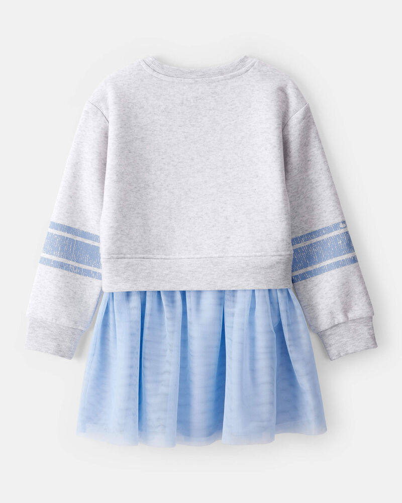 Girls Disney&copy; Lilo & Stitch Long-Sleeve Dress - Blue, image 2 of 3 slides