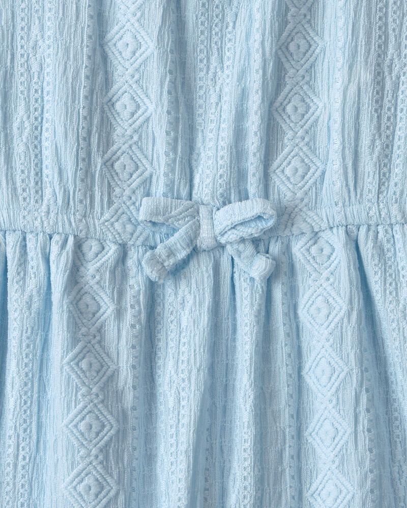 Tout-petit fille - Barboteuse textur&eacute;e - Bleu clair, image 3 sur 3 diapositives