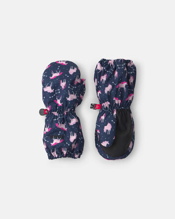 Toddler Girl Kombi Bear Paw Mitt - Print, 