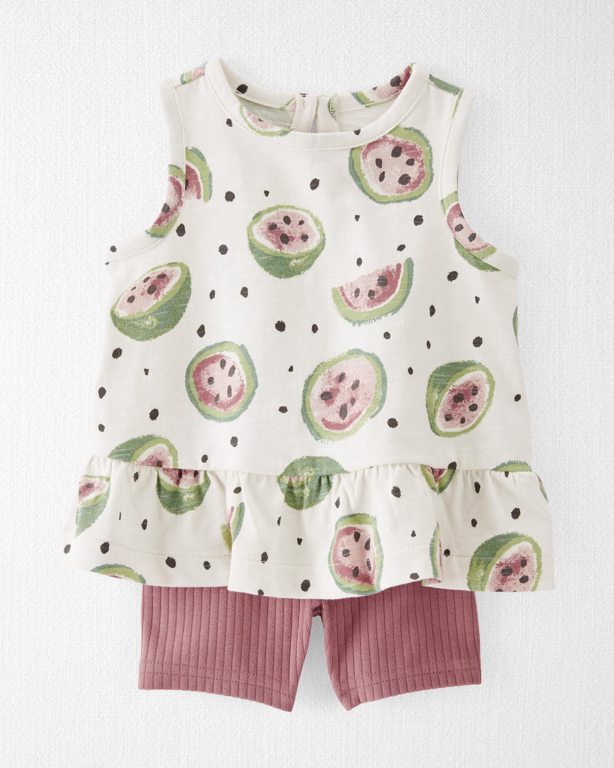 Baby girl organic clothing sales