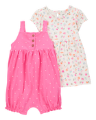 Baby 2-Piece Dress & Romper Set, image 1 of 8 slides