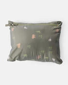 Toddler Wilderness Print Hooded Puffer - Green, image 3 of 4 slides