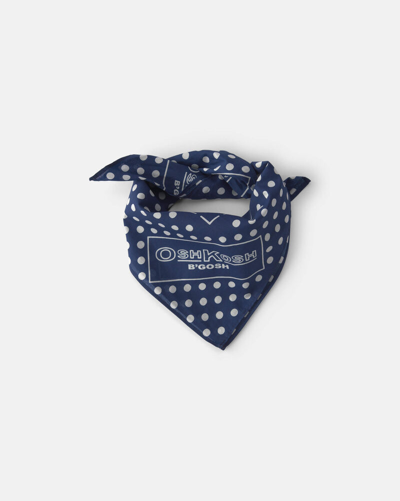 Kids 'OshKosh B'Gosh' Bandana - Navy, image 1 of 3 slides
