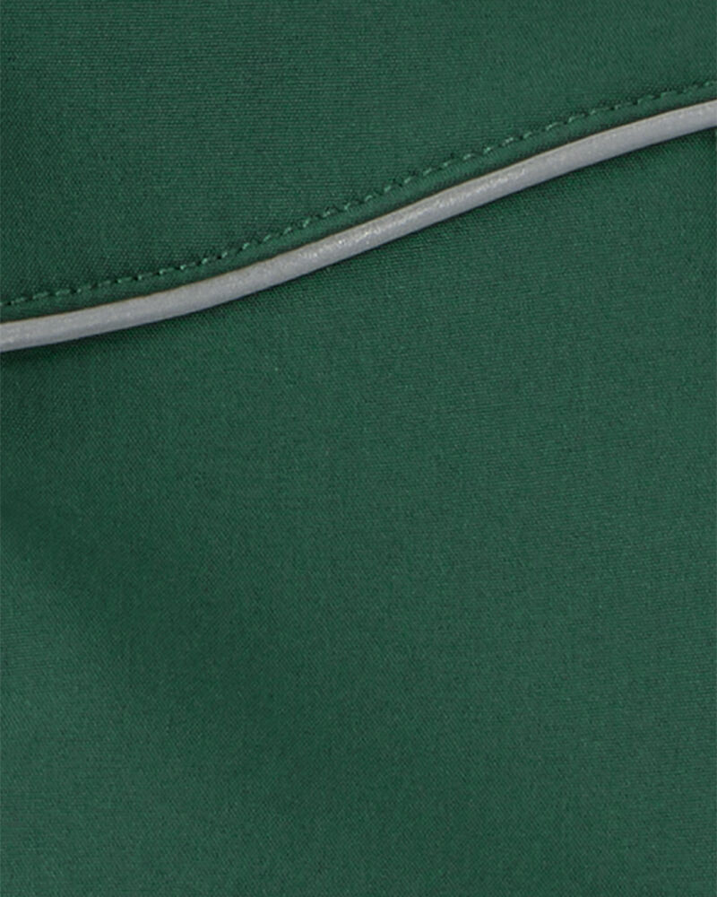 Toddler Boy Water-Activated Rain Jacket- Green, image 4 of 4 slides