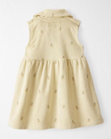 Bébé Barboteuse en tissu bouclette fabriquée à partir de coton biologique, 