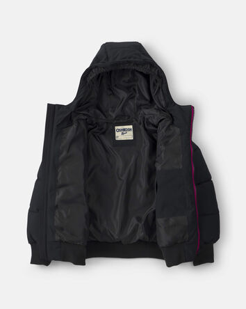 Girls  Bubble Urban Jacket- Black, 