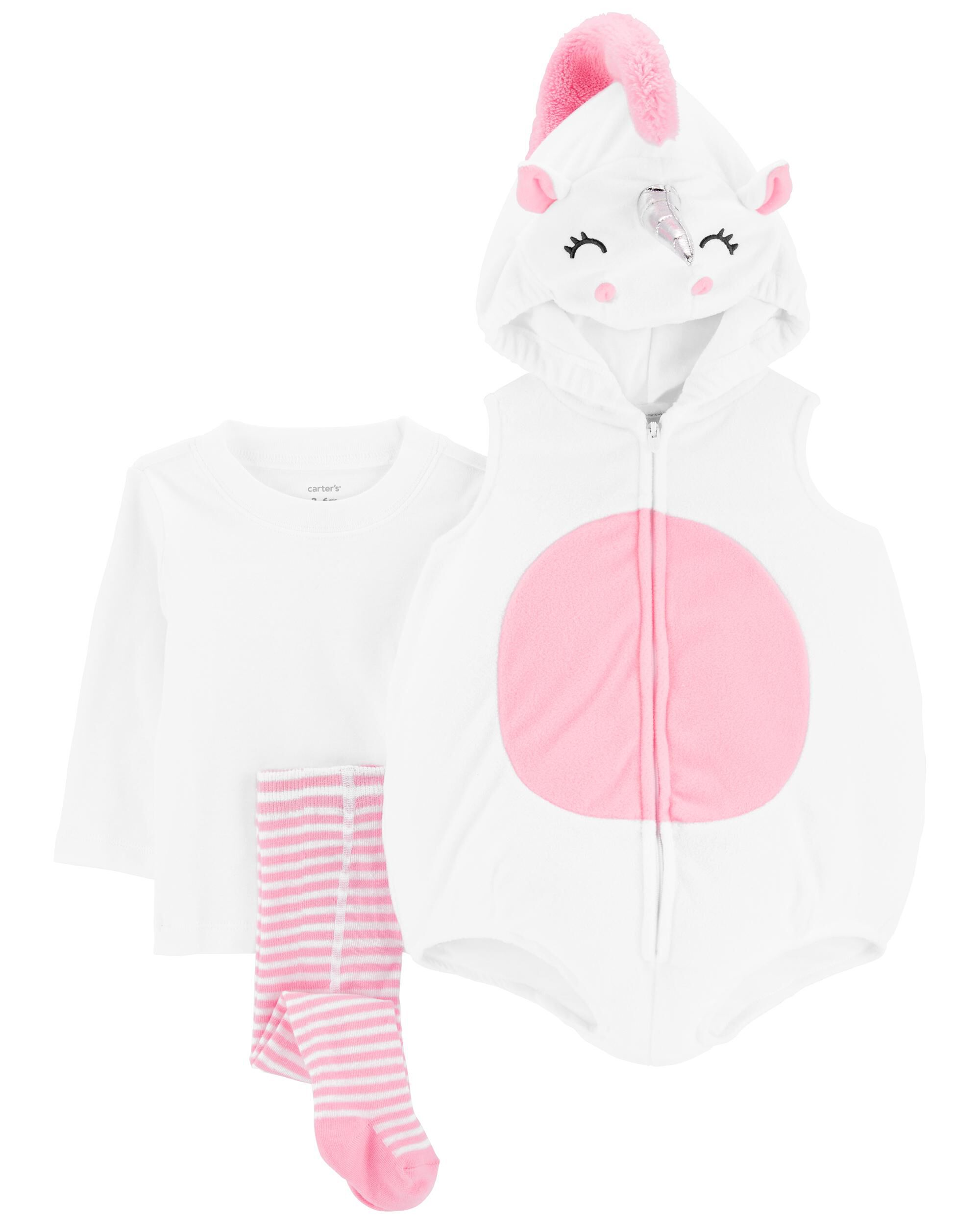 White Pink Little Unicorn Halloween Costume Carter s Oshkosh Canada