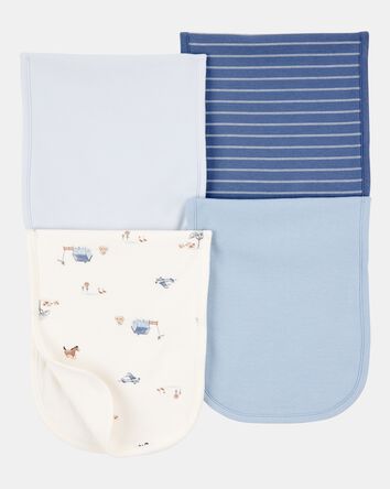 Baby 4-Pack Burp Cloths, 