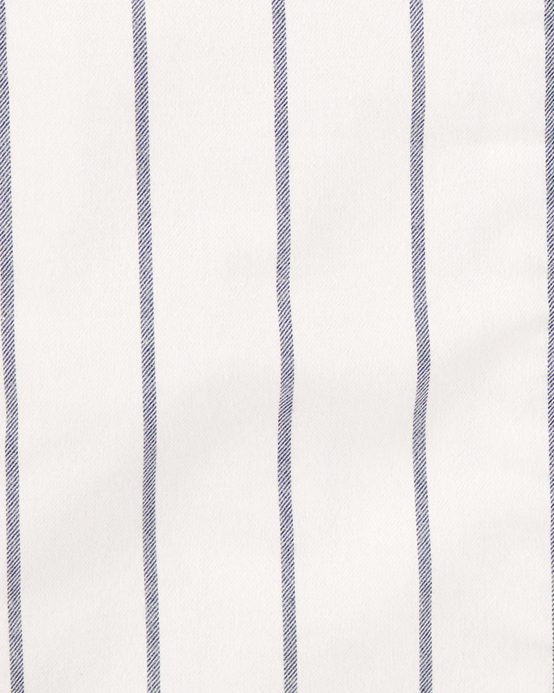 Kid Striped Baseball Button-Down Shirt, image 2 of 4 slides