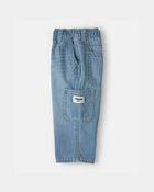 Baby Boy Wide-Leg Carpenter Jeans - Medium Wash, image 3 of 5 slides
