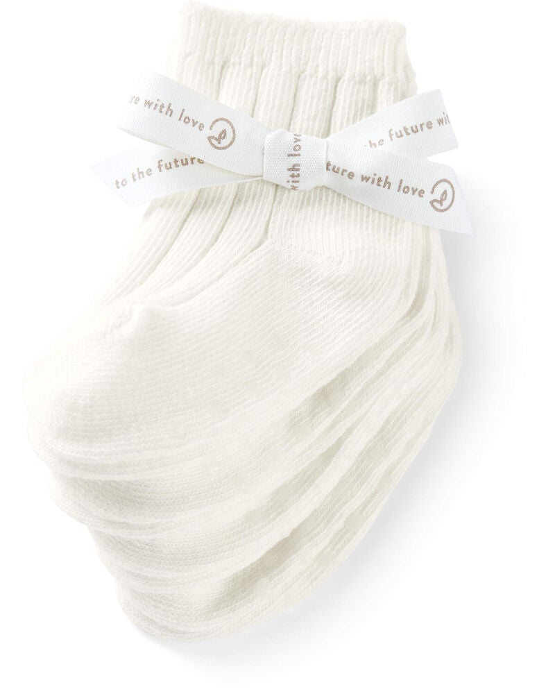 Baby 4-Pack No Slip Socks, image 2 of 3 slides