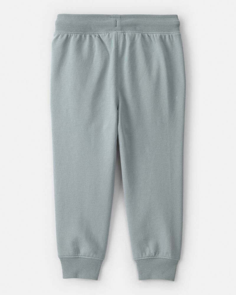 Toddler Boy French Terry Joggers - Green, image 2 of 5 slides
