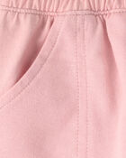 Tout-petit fille - Jupe-short en jersey bouclette - Rose, image 3 sur 3 diapositives